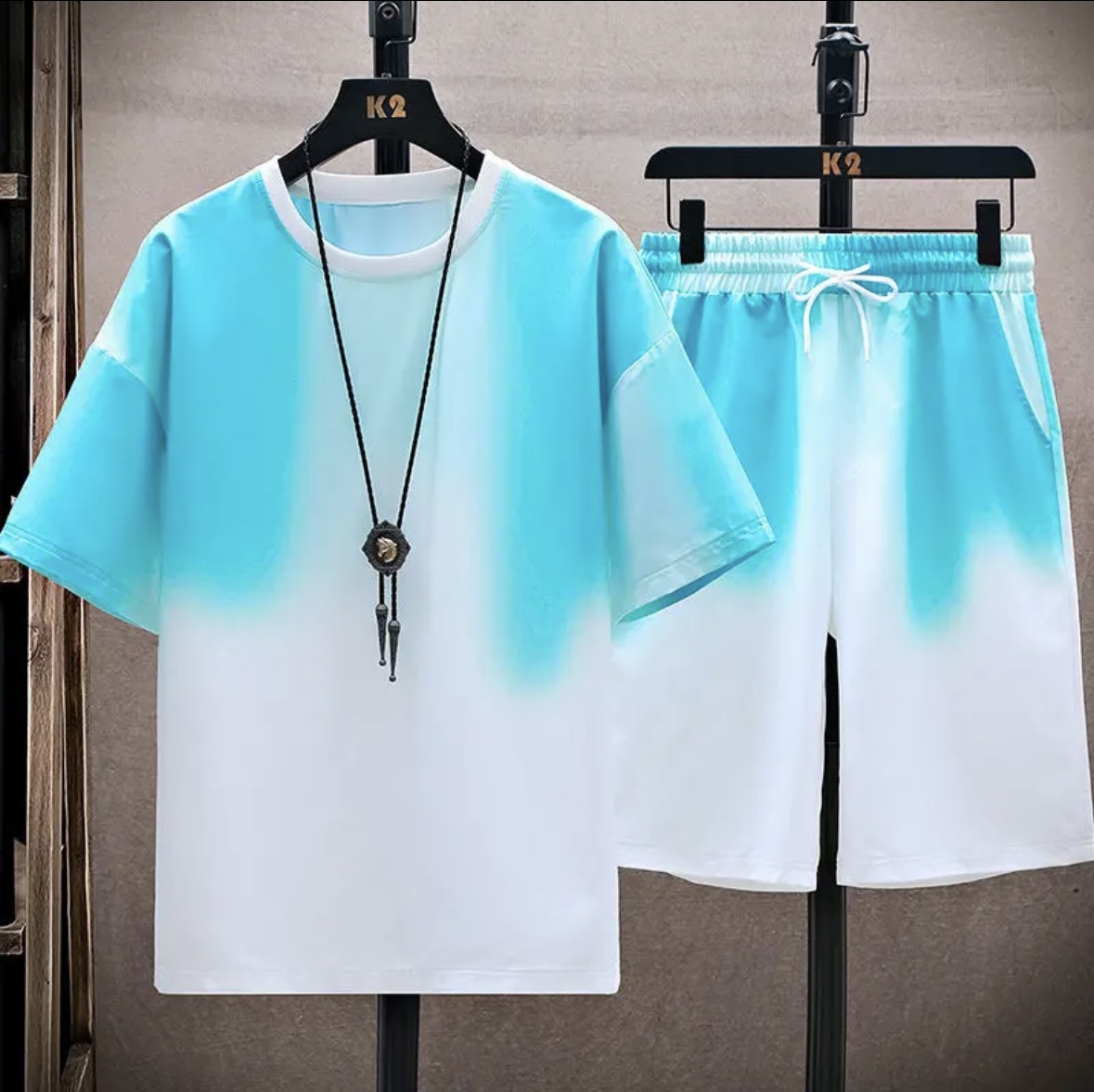 Shirts - Setelan sutra es musim panas terlaris
