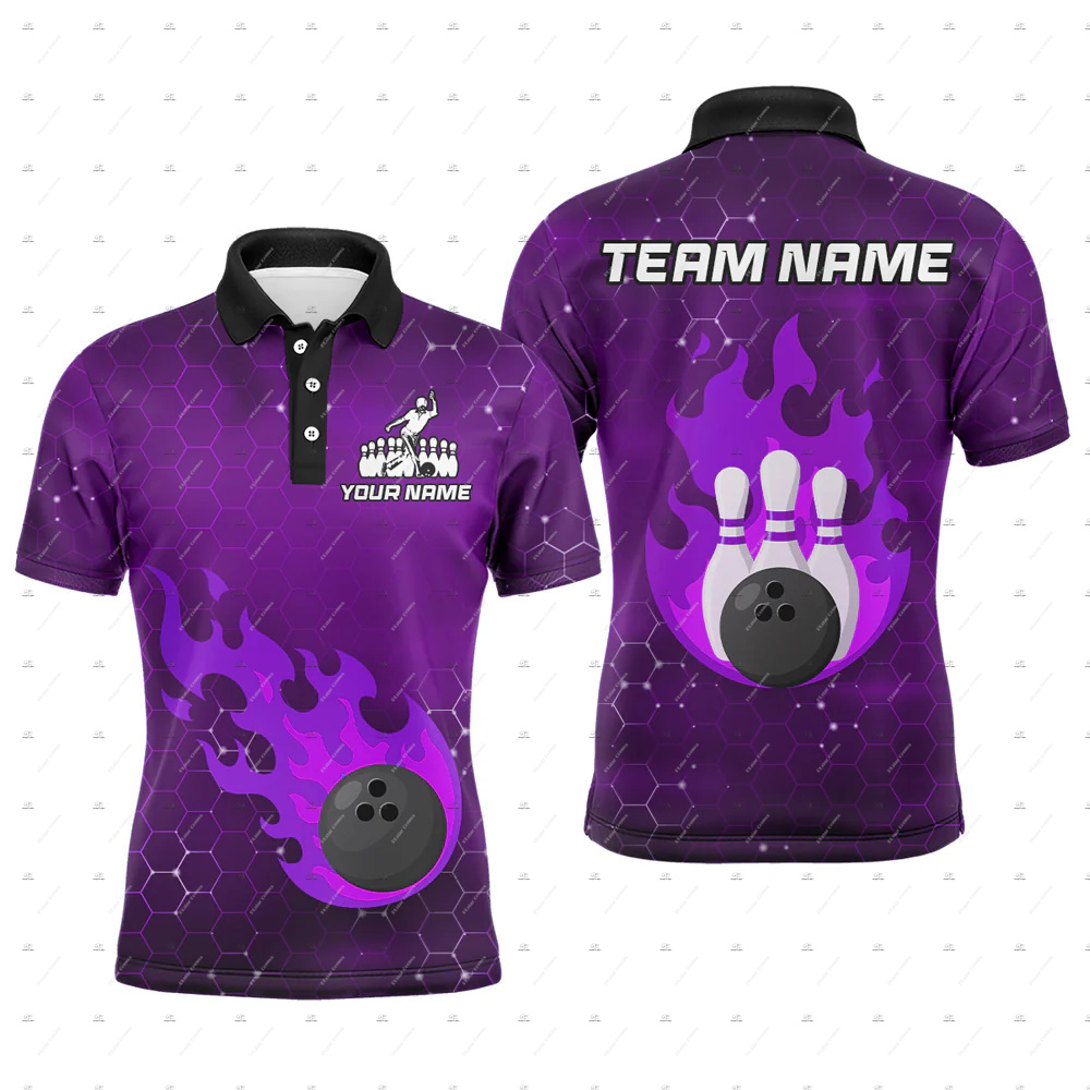 Nama Kustom Bowling Skull Flam - Short Sleeve Bowling Shirt Retro ulasan dan harga