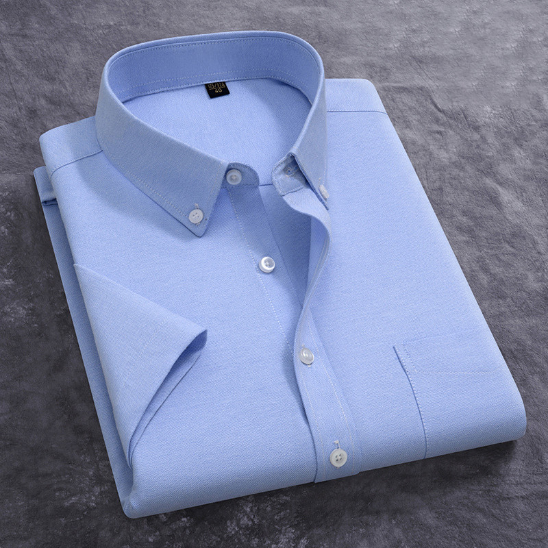 Kemeja Oxford Pria Katun 100%  - Oxford Cotton Casual Shirt Business ulasan dan harga