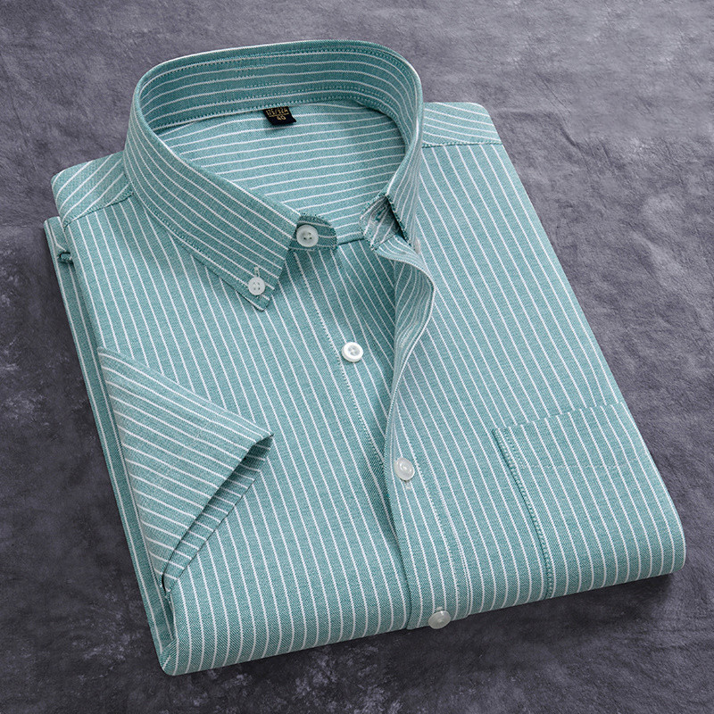 Kemeja Oxford Pria Katun 100%  - Oxford Cotton Casual Shirt Business ulasan dan harga