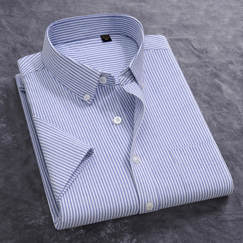 Kemeja Oxford Pria Katun 100%  - Oxford Cotton Casual Shirt Business ulasan dan harga