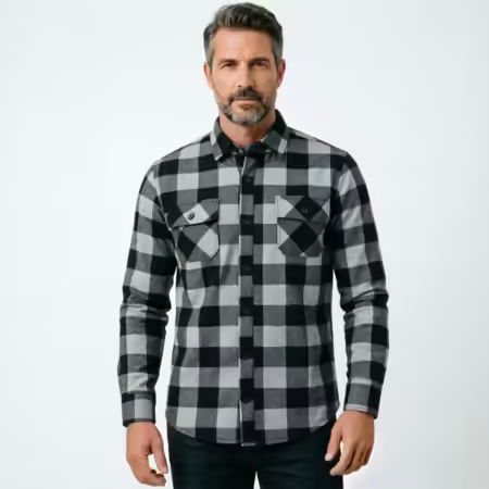 Kemeja Flanel Taktis Amikaji P - Flannel Plaid Shirt Heavy Weight ulasan dan harga