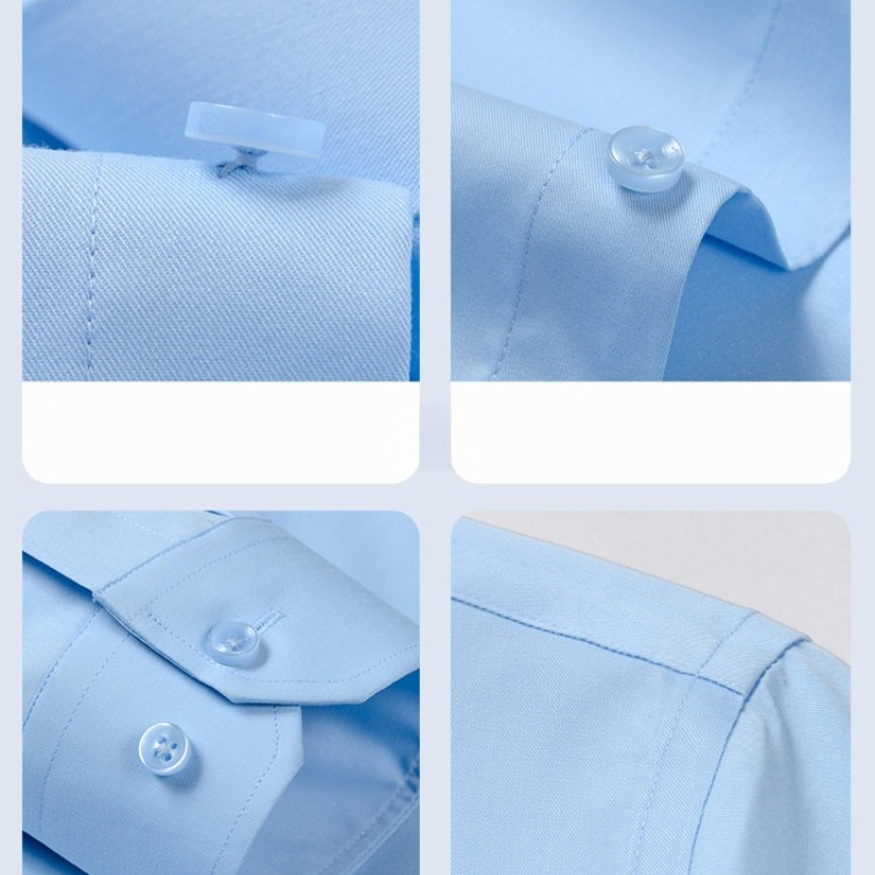 Kemeja Pria Lengan Panjang Ser - Breathable Bamboo Fiber Shirt Non Iron ulasan dan harga