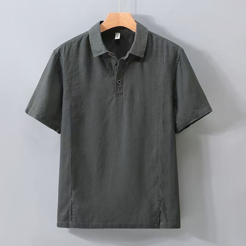 Kaus Lengan Panjang Olahraga R - Mens Linen Shirt Long Sleeve ulasan dan harga