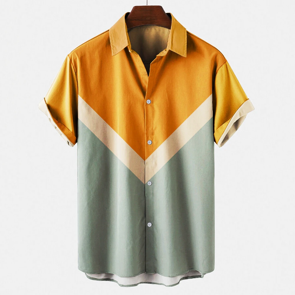 Kemeja Bowling Pria dengan Mot - Short Sleeve Bowling Shirt Retro ulasan dan harga