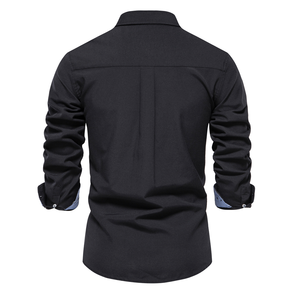 AIOPESON kemeja Oxford untuk p - Oxford Cotton Casual Shirt Business ulasan dan harga