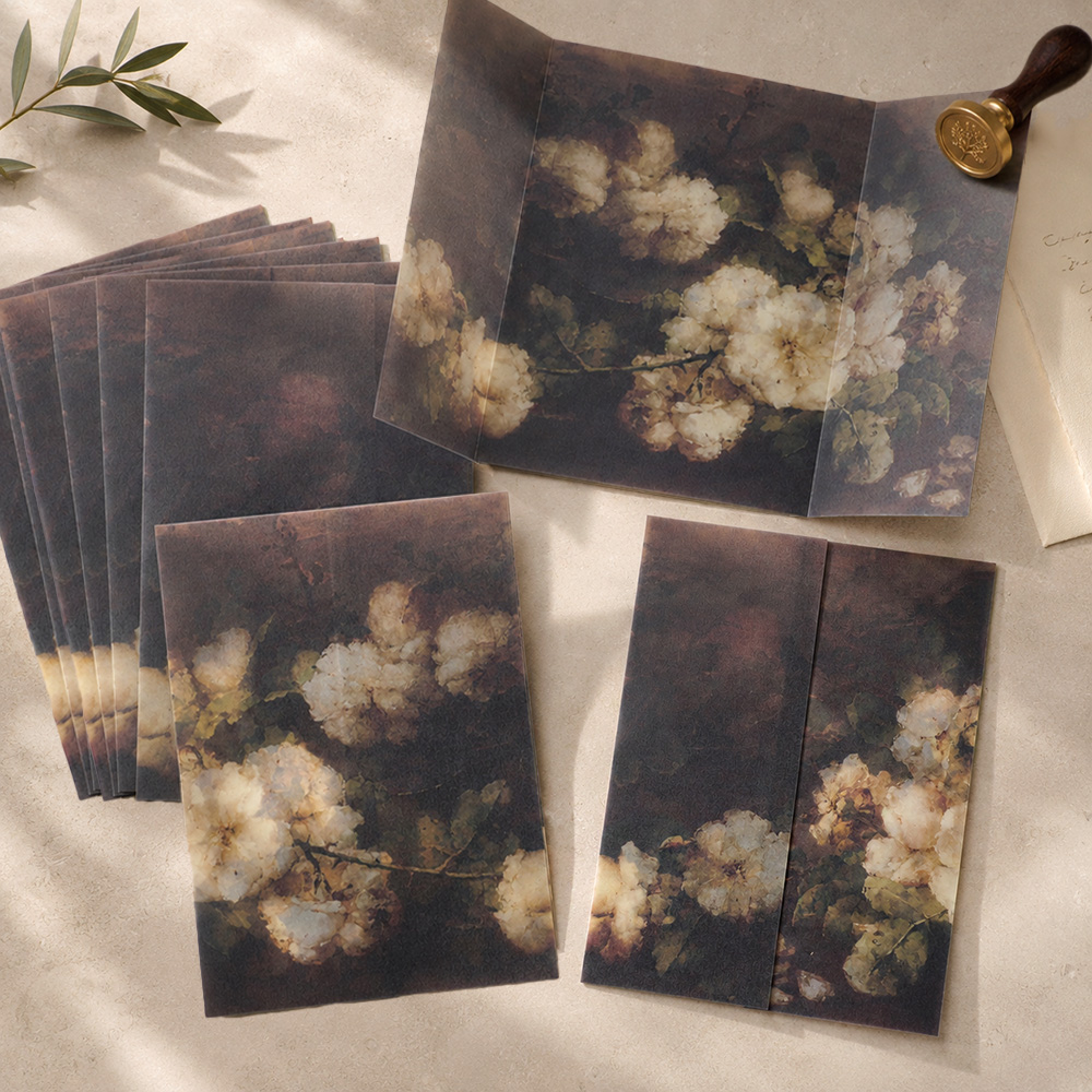 20/50 pcs Sampul Vellum Lipat  - Jackets ulasan dan harga