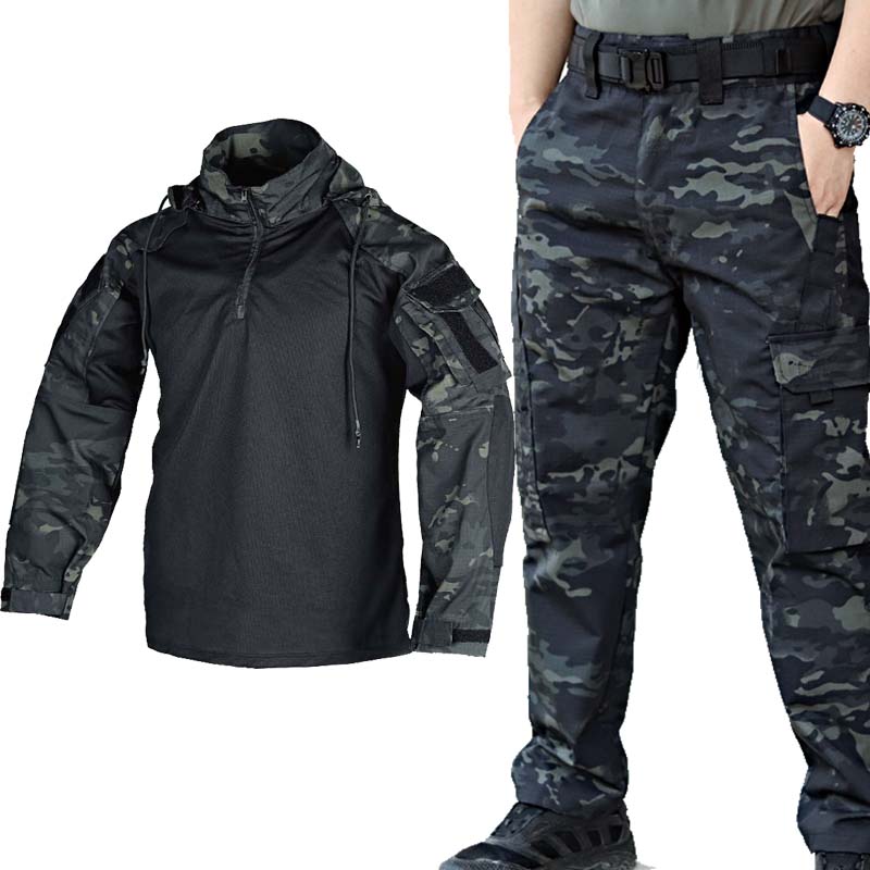 Set Seragam Taktis Kemeja Kata - Tactical Military Shirt Cargo ulasan dan harga