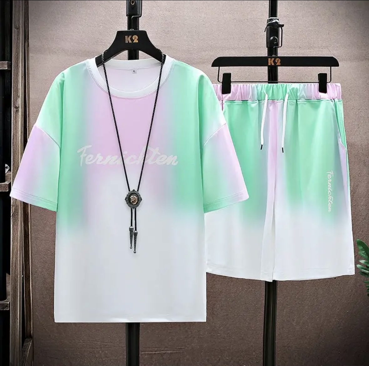 Setelan sutra es musim panas t - Shirts ulasan dan harga