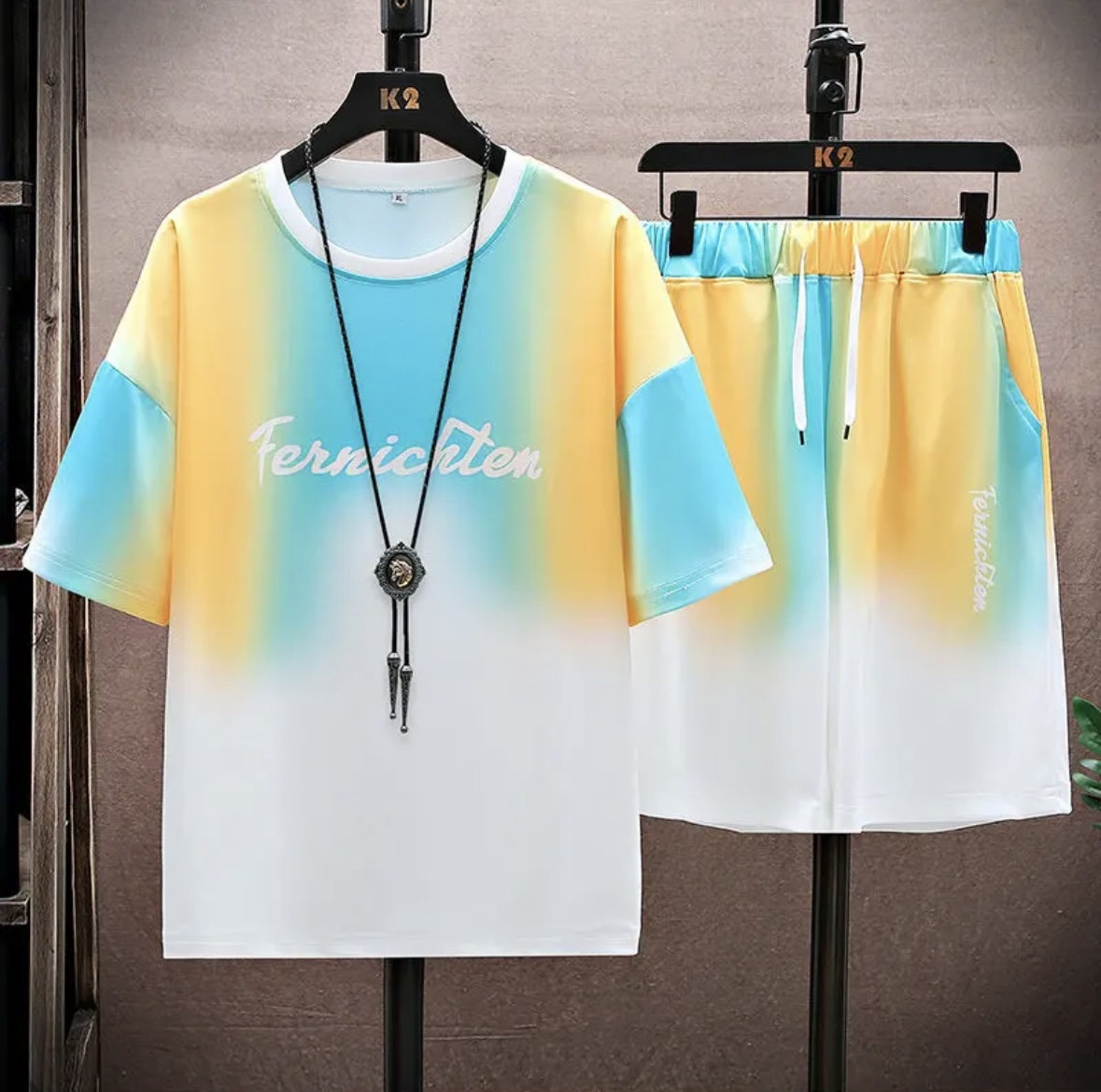 Setelan sutra es musim panas t - Shirts ulasan dan harga