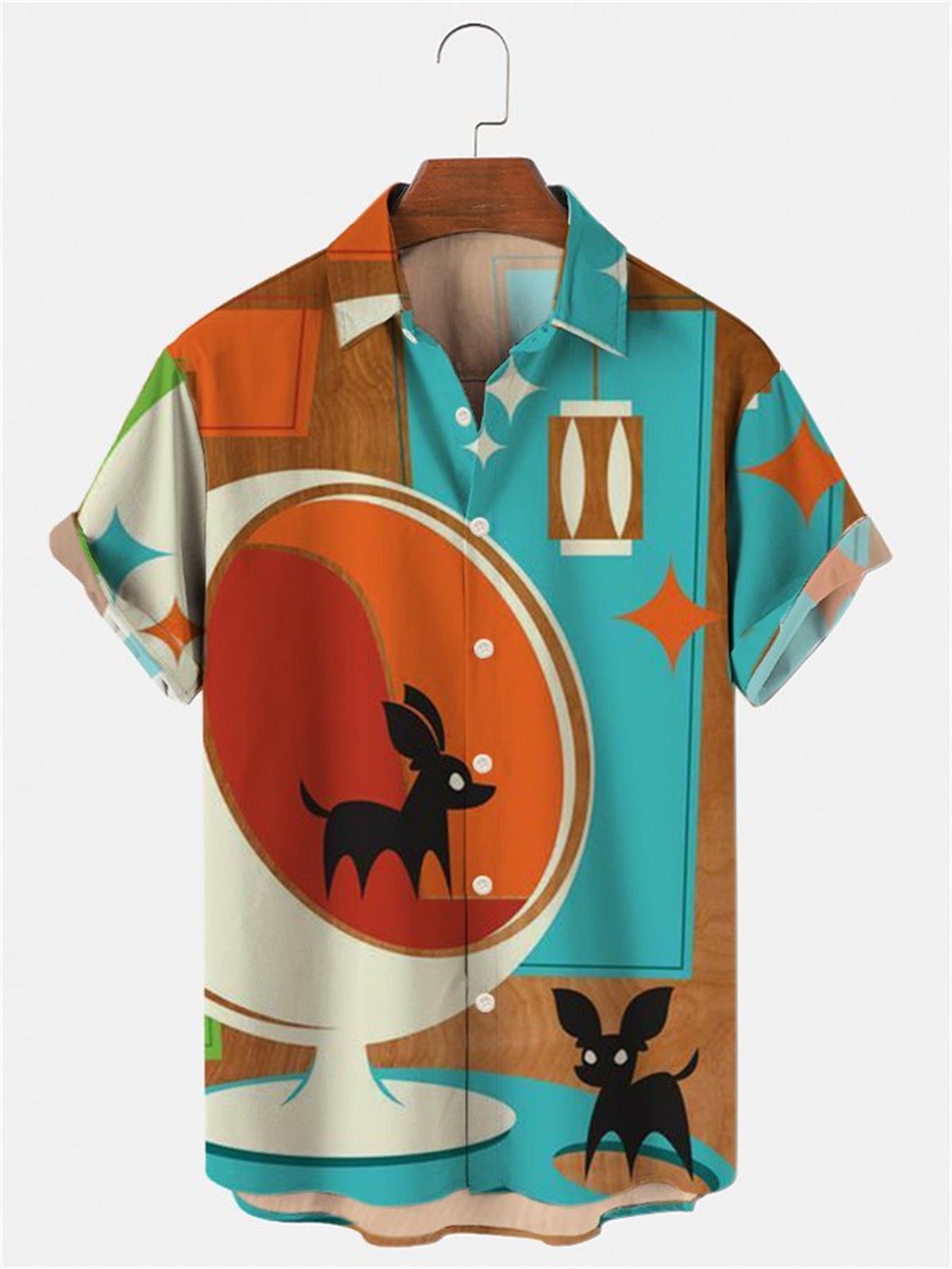 Kaos Hawaii Pria, Kemeja Bunga - Vintage Hawaiian Floral Shirt ulasan dan harga
