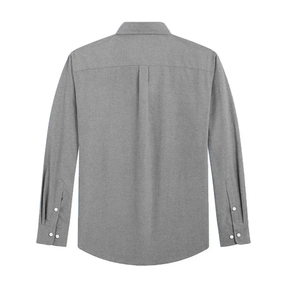 Kemeja Lengan Panjang Pria Kem - Oxford Cotton Casual Shirt Business ulasan dan harga